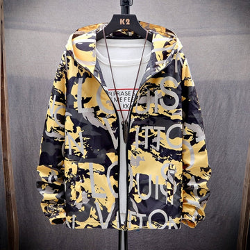 Gotmes is New! Man Casual Slim Jacket, Warm Clothes With Hood Waterproof In Spring And Autumn, Large M-4XL 5XL Mens Clothing